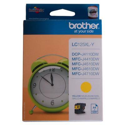 Brother LC125XLY Original Ink Cartridge Yellow