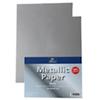 Silver A4 metallic paper pack of 20