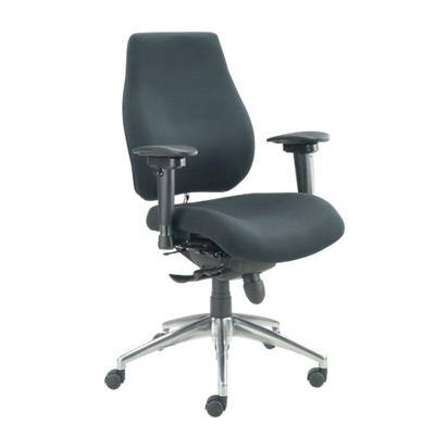 Realspace Ergonomic Office Chair Ergonomy Fabric Black