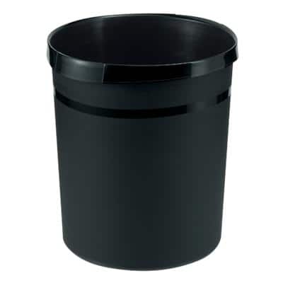 HAN Waste Bin GRIP 18 L Polypropylene Black 31.2 x 31.2 x 35 cm