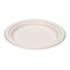 Disposable Plates Bagasse 23cm White Pack of 50