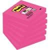 Post-it Super Sticky Notes 76 x 76 mm Fuschia Square 6 Pads of 90 Sheets