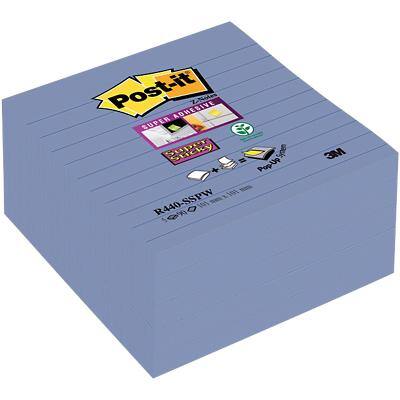 Post-it Super Sticky Z Notes 101 x 101 mm Blue 5 Pieces of 90 Sheets