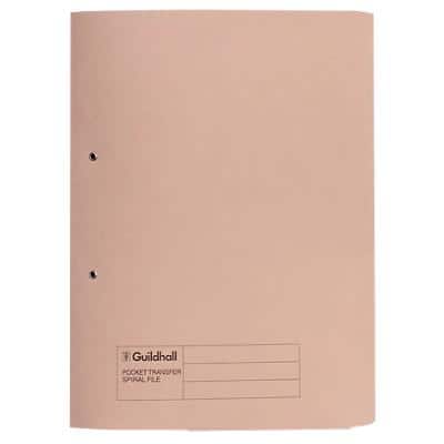 Guildhall Spiral File Buff Manila 420 gsm 2 Packs of 5