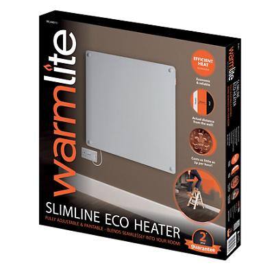 Warmlite 425W ceramic panel heater – white