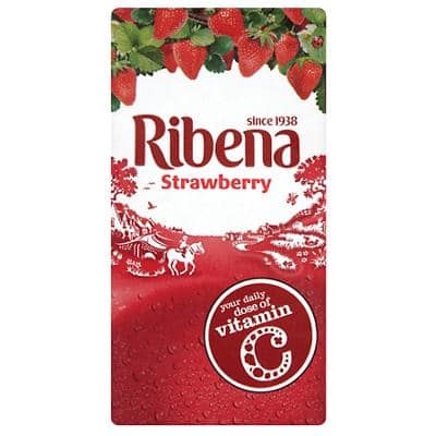 Ribena Strawberry – 288ml cartons (pack of 27)