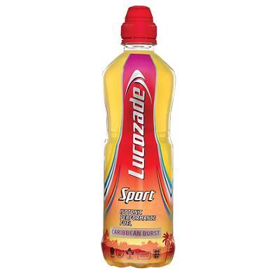 Lucozade Sport Caribbean Burst – 500ml bottle (pack of 12)