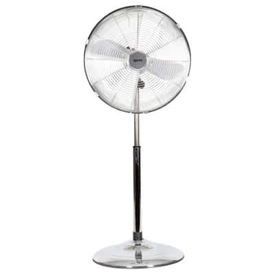 igenix Pedestal Fan DF1660 55 W Metal 16 inch Grey 1 Speed Settings 45 x 40 x 120 cm