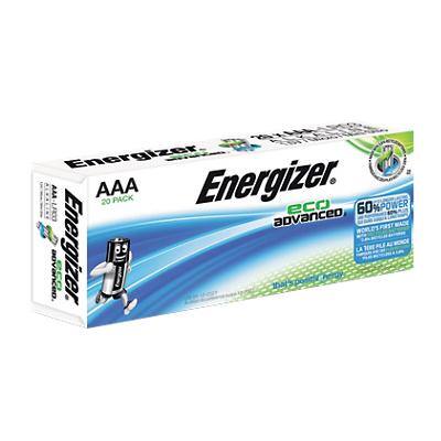 Energizer Batteries Eco Advanced AAA 20 Pieces