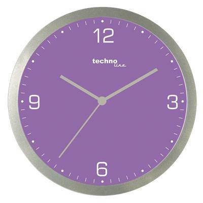 TechnoLine Analog Wall Clock WT 9000 30 x 3.3cm Violet