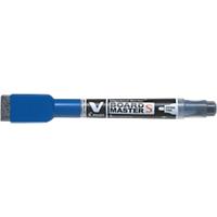 Pilot Whiteboard Marker Refill V-Board Master S with Eraser Blue Pack of 10