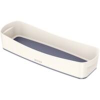 Leitz MyBox WOW Organiser Tray White, Grey Plastic 30.7 x 10.5 x 5.5 cm