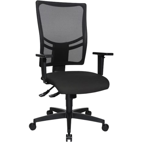 Realspace Synchro Tilt Ergonomic Office Chair Sydney Anthracite Viking Direct IE
