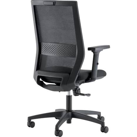 Realspace Theo Office Chair Synchro Tilt Mesh 3D Armrest Seat Height Adjustable Black 120 kg Viking Direct IE