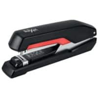 Rexel Supreme Flat Clinch Stapler S17 2115674 Full Strip Black, Red 30 Sheets No.56, No.16 Metal, Plastic