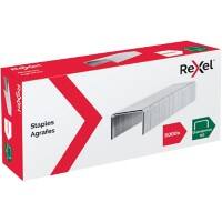 Rexel Omnipress 60 Staples 2115685 60 Sheets Silver Metal Pack of 5000