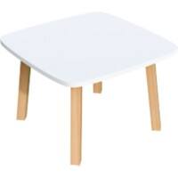 Paperflow Woody Coffee Table 600 x 600 x 400 mm Melamine 600 x 600 x 400 mm Brown, White
