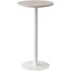 Paperflow Bar Table with White Melamine, ABS & Steel Top and Base Panel Legs Easy Desk 600 x 600 x 1100mm
