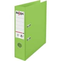 Rexel No.1 Choices Lever Arch File A4 72 mm Green 2 ring 2115505 Polypropylene Smooth Portrait