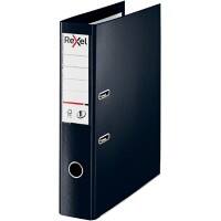 Rexel No.1 Choices Lever Arch File A4, Foolscap 72 mm Black 2 ring 2115511 Polypropylene Smooth Portrait