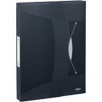 Rexel Choices Box File A4 40 mm Translucent Polypropylene Black