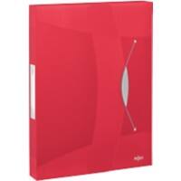 Rexel Choices Box File A4 40 mm Translucent Polypropylene Red