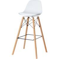 Paperflow Bar Stool Steelwood White Pack of 2