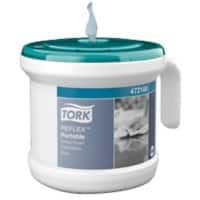 Tork Portable Dispenser with Centrefeed Roll M4 Reflex Plastic Blue 26.7 x 22 x 22.6 cm