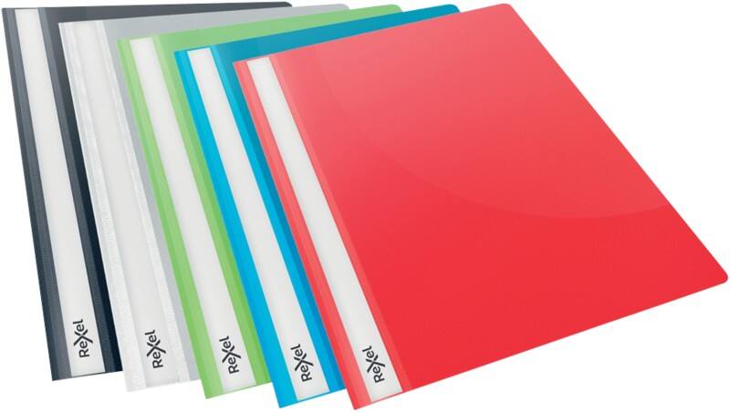 Rexel Choices Report File A4 16 mm Polypropylene Assorted Pack of 25