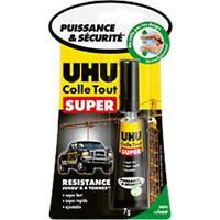 UHU Super Glue Permanent Transparent Clear 7 g 39710
