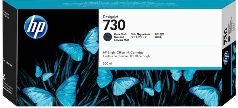 HP 730 Original Ink Cartridge P2V71A Matte Black