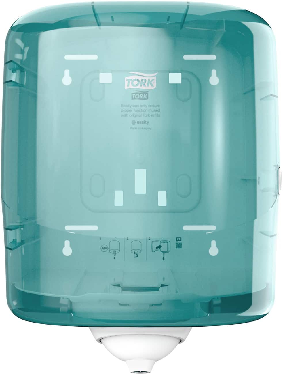 Tork Performance Reflex M4 Centrefeed Dispenser Plastic Turquoise White