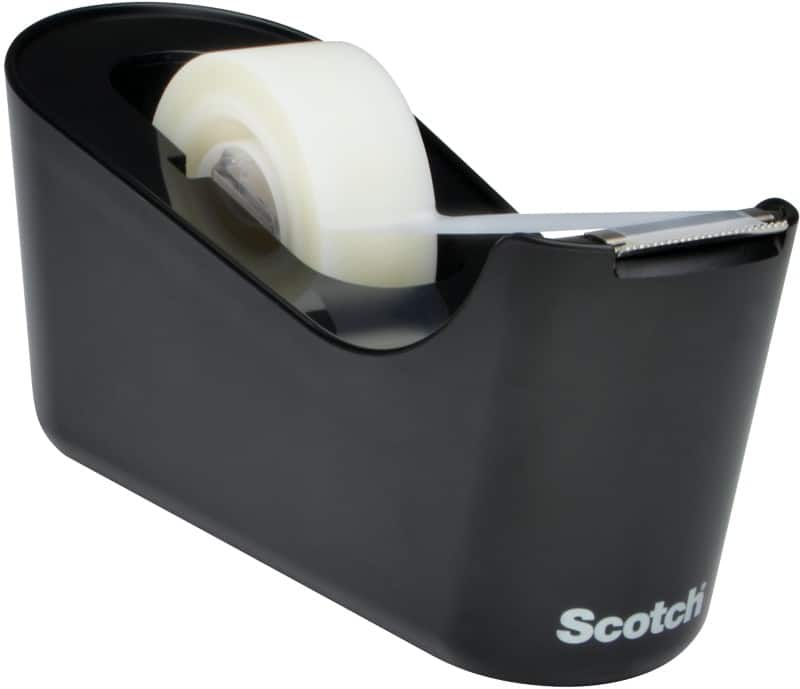 Scotch Tape Dispenser Set Scotch Magic C-18 Black 19 mm (W) x 33 m (L)