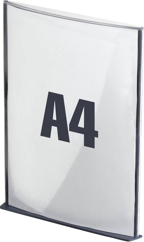 Paperflow A4 Information Sign Grey Adhesive PS (Polysterene) 12SA4.11 23 (W) x 31 (H) cm