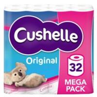 Cushelle Original Toilet Roll 2 Ply 8363033 180 Sheets Pack of 32