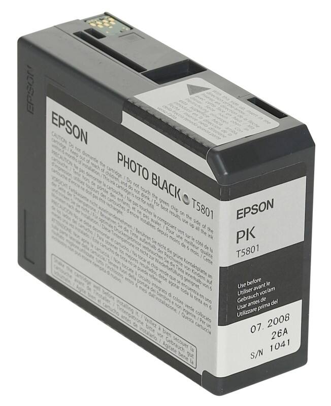 Epson T5801 Original Ink Cartridge C13T580100 Photo Black