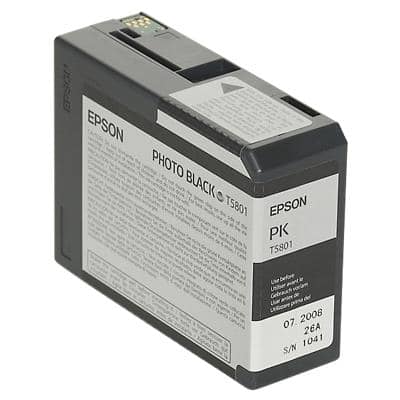 Epson T5801 Original Ink Cartridge C13T580100 Photo Black