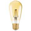 Osram EDISON GOLD Light Bulb Clear E27 7W Warm White