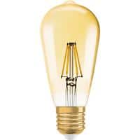 Osram EDISON GOLD Light Bulb Clear E27 7W Warm White