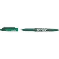 Pilot FriXion Ball Gel Rollerball Erasable Pen Medium 0.35 mm Green Pack of 12