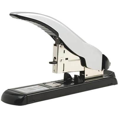 Rexel Goliath Heavy Duty Stapler 2041 Silver, Black 100 Sheets No.66 Metal, Plastic