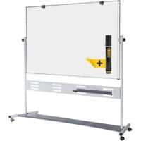 Bi-Office Evolution Mobile Whiteboard Freestanding Magnetic Lacquered Steel Double Sided 150 (W) x 120 (H) cm