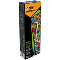 BIC Intensity Fineliner Pen Medium 0.7 mm Blue Pack of 12