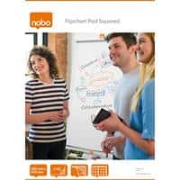 Nobo Squared Flipchart Pads Perforated A1 60gsm Gridded 40 Sheets