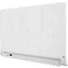 Nobo Impression Pro Wall Mountable Magnetic Glassboard Concealed Pen Tray 126 x 71 cm Brilliant White