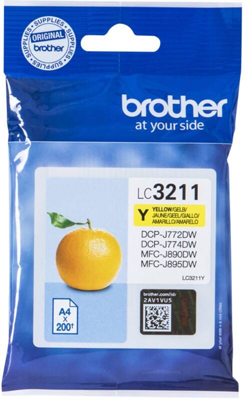 Brother LC-3211Y Original Ink Cartridge Yellow