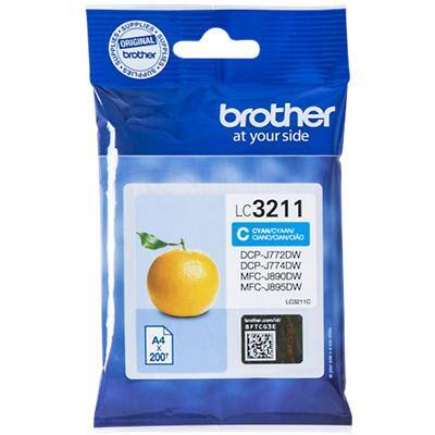 Brother LC-3211C Original Ink Cartridge Cyan