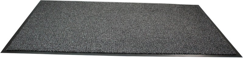 Floortex Indoor Doormat Premium Grey Microfibre, PP (Polypropylene), PVC (Polyvinyl Chloride)  