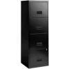 Pierre Henry Maxi Steel Filing Cabinet with 4 Lockable Drawers 400 x 400 x 1,250 mm Black