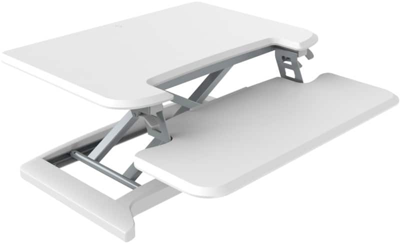 euroseats Height Adjustable Desk Module MDF (Medium-Density Fibreboard), Metal White 700 x 480 x 450 mm